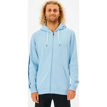 Pánská mikina Mikina Rip Curl SURF REVIVAL FADE ZIP THRU Bells Blue velikost M