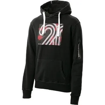 Pánská mikina Mikina Rehall RAINE Black Melange velikost S