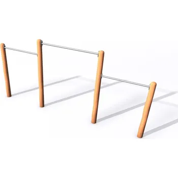 Dětské zboží Workoutový prvek - Trojhrazda z akátu