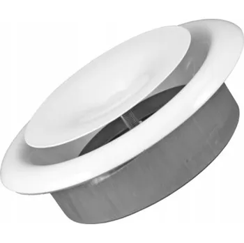 Větrací mřížka Anemostat výfukový/přívodní Alnor KN-RM-200 bílý 200 mm