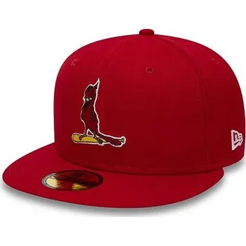 Módní doplněk Kšiltovka New Era 5950 MLB COOPS WOOL STLCARCO Red velikost 7 1/8