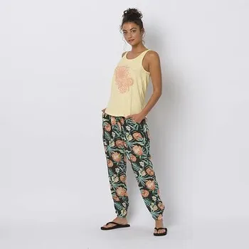 Dámské kalhoty Kalhoty Animal BEACH LOVE Raven Black velikost 10