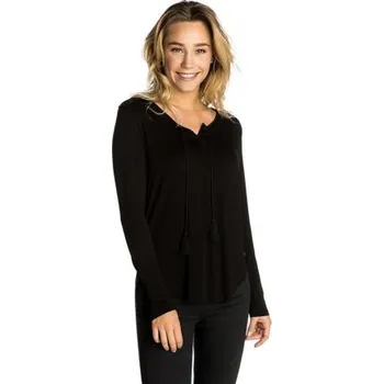 Pánské tričko Tričko Rip Curl FLO LONG SLEEVE TEE Black velikost L