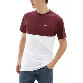 Tričko Vans COLORBLOCK TEE White/Port Royale velikost M