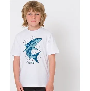 Pánské tričko Tričko Animal SHARKO White velikost BM