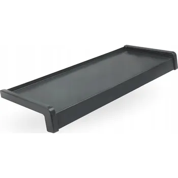 Obraz Vnější parapet OCEL ocelový, PVC krytky, šířka 27,5 cm, délka 70 cm, ANTRACIT