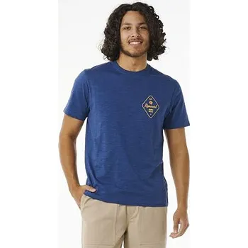 Pánské tričko Tričko Rip Curl ALOHA HOTEL DROP IN TEE Washed Navy velikost XXL