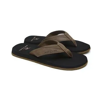 Pánská móda žabky Rip Curl CORPO Tan/Black velikost 46.0