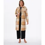 Bunda Rip Curl BREEZE CHECK JACKET Camel velikost XS