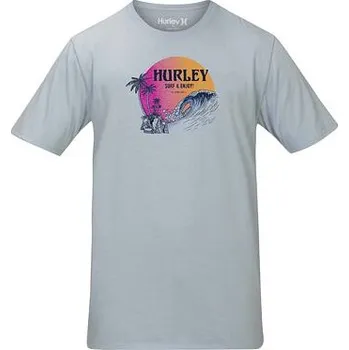 Tričko Hurley BEACHSIDE S/S Deep Royal Blue velikost L