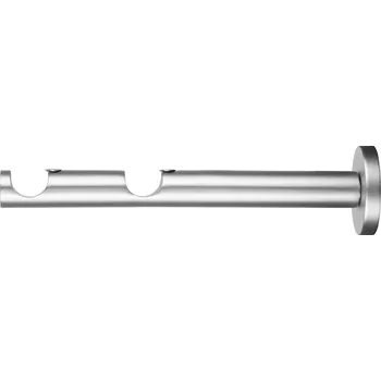 Příslušenství pro garnýž Moderní držák rovný 19/19 mm matný chrom