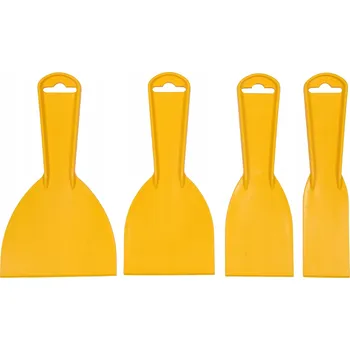 Malířská špachtle Plastové špachtle, škrabka Vorel, 4 ks