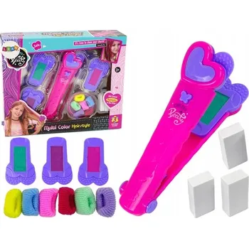 kreativní sada Sada na Vlasy Křída na Barvení a Žehlička pro Děti