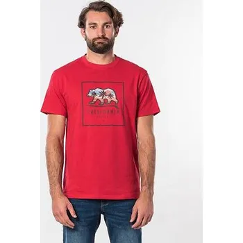 Tričko Rip Curl DESTINATION SURF S/S TEE Red velikost L