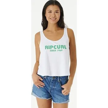 Tílko Rip Curl ICONS OF SURF PUMP FONT TANK Optical White velikost M