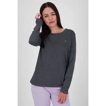 Dámské tričko Tričko Alife and Kickin LEAAK A Moonless Melange velikost M