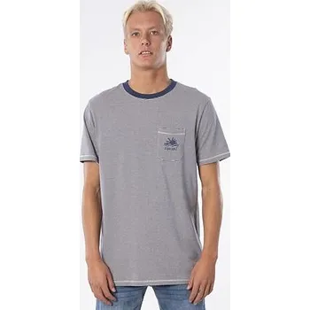 Pánské tričko Tričko Rip Curl SWC CHANNEL STRIPE TEE Stone velikost M
