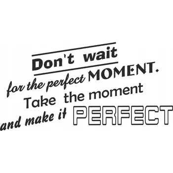 Obraz Inspirativní citát na zeď, dekorativní Nápis do obýváku v angličtině, 50x100 cm