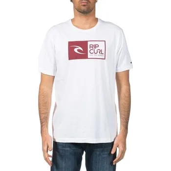 Tričko Rip Curl RIPAWATU LOGO S/S TEE Optical White velikost S
