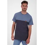 Tričko Alife and Kickin BENAK Z Marine Melange velikost S