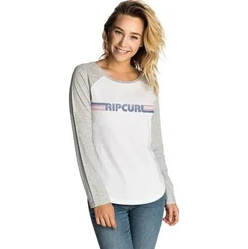 Pánské tričko Tričko Rip Curl BIG MAMA ESSENTIALS LONG SLEEV White velikost S