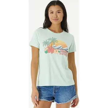 Tričko Rip Curl LOW TIDE STANDARD TEE Mint velikost XS
