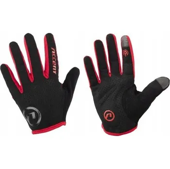 Cyklistické rukavice Cyklistické rukavice Accent M červené