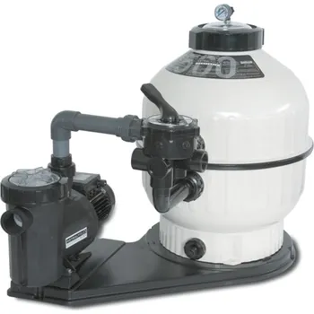 Bazénová filtrace monoblok CANTABRIC D 600 14 m3/h ventil TOP šrouby 1, 5˝ s čerpadlem VICTORIA