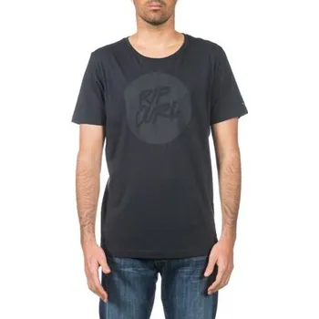Pánské tričko Tričko Rip Curl BRASHZINC S/S TEE Black Marled velikost L