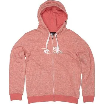Pánská mikina Mikina Rip Curl ICON HZ FLEECE Hot Coral Marle velikost S