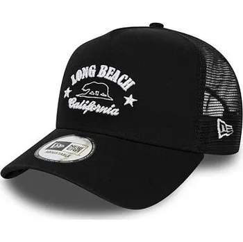 Kšiltovka Kšiltovka New Era 940 AF TRUCKER LONG BEACH Black/White velikost O/S