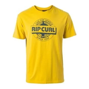 Pánské tričko Tričko Rip Curl BIG MAMA TEE Spicy Mustard velikost XL