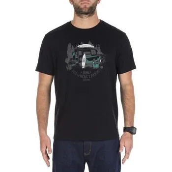 Tričko Rip Curl JUST TRIPPIN SS TEE Black velikost XXL