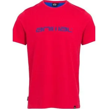 Pánské tričko Tričko Animal MARRLY Crimson Red Marl velikost L