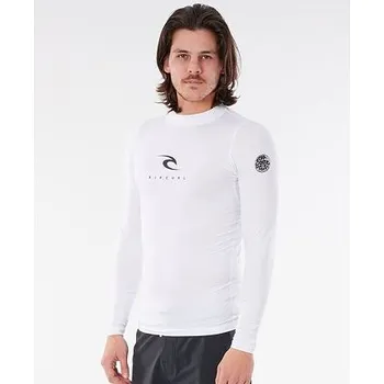 Pánské tričko Lykra Rip Curl CORPS L/SL UV White velikost XXL