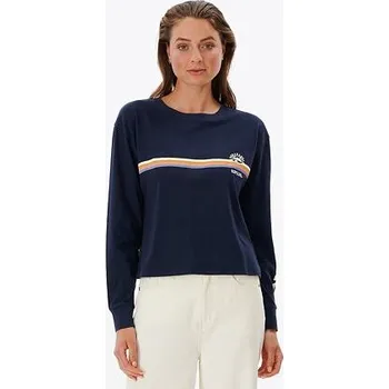 Pánské tričko Tričko Rip Curl MELTING WAVES LONG SLEEVE TEE Navy velikost M