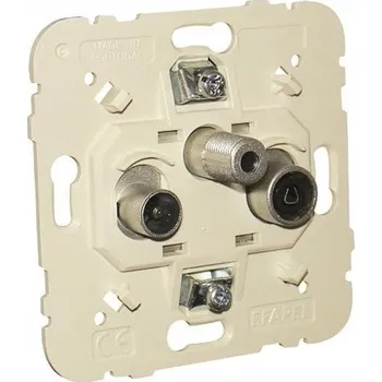 Elektrická zásuvka Anténní zásuvka nástěnná Efapel bílá
