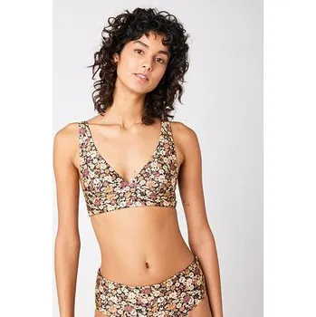 Dámská móda Plavky Rip Curl SEA OF DREAMS REVO HALTER Brown velikost M