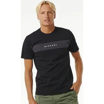 Pánské tričko Tričko Rip Curl VAPORCOOL VARIAL 2.0 TEE Black velikost XL