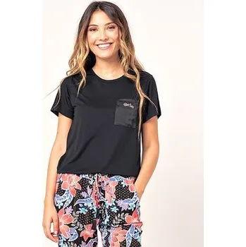 Pánské tričko Tričko Rip Curl PRETTY POCKET TEE Black velikost L