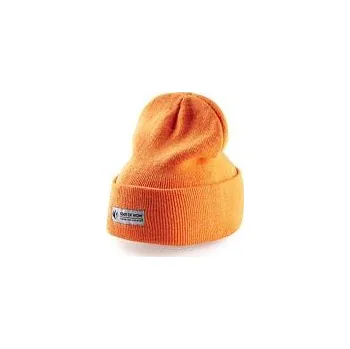 Čepice Zimní čepice State Of WOW FLEX LOGO FOLD BEANIE Neon Orange velikost O/S