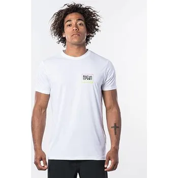 Pánské oblečení Lykra Rip Curl NATIVE UVT White velikost M