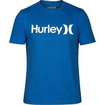 Pánské tričko Tričko Hurley ONE&ONLY SOLID TEE Lt Photoblu Htr/(White) velikost L