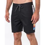 Plavky Rip Curl DOUBLE SWITCH 18'' BOARDSHORT Black velikost 38