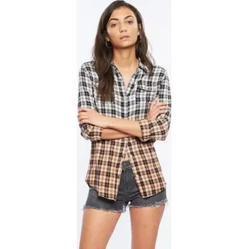 Pánské tričko Košile Animal LONG SLEEVE SHIRT Apricot Orange velikost 12