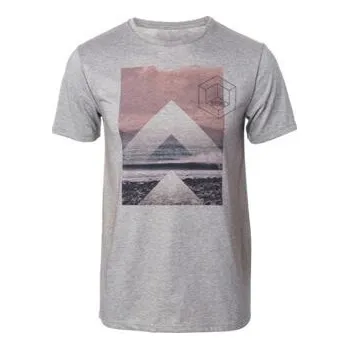 Tričko Rip Curl GEO VC TEE Cement Marle velikost S