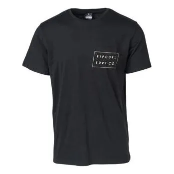 Pánské tričko Tričko Rip Curl RIP SURFCO POCKET TEE Black velikost M