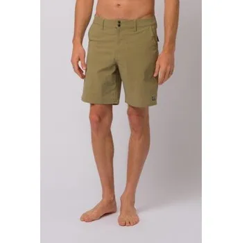 Pánské kraťasy šortky Animal HUGO Lizard Green Marl velikost 36