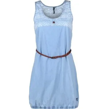Dámské šaty šaty Alife and Kickin DOJA DRESS Light Denim velikost XS