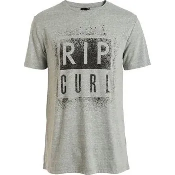 Tričko Rip Curl OBVIOUS TEE Beton Marle velikost XXL